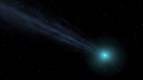 detik-detik komet hijau melintasi langit portugal, malam berubah jadi siang
