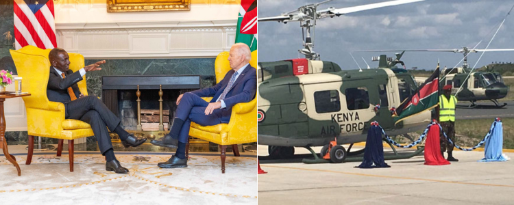 Boost for KDF as U.S. Promises to Deliver 16 Choppers and Armored Vehicles