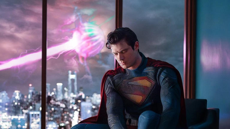 David Corenswet as Superman in Superman: Legacy | James Gunn via Instagram