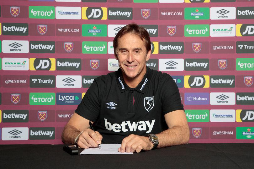 west ham appoint julen lopetegui as new manager following david moyes exit