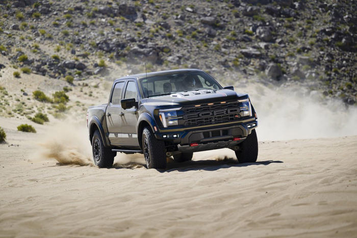 2024 ford f-150 raptor r piles more on top