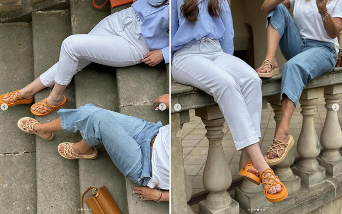 ewa wachowicz w najmodniejszych butach na lato. bardzo wygodne