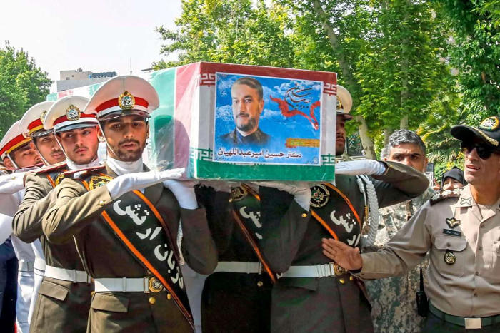 irans verunglückter außenminister amirabdollahian beigesetzt