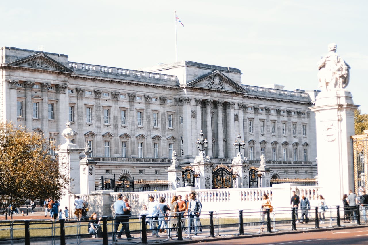 <p>The top three places to see in London include: Buckingham Palace, the Tower of London, and the British Museum.</p>