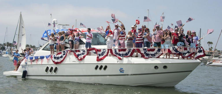 The Freedom Boat Club is celebrating Independence Day by decking out their boats in their finest red, white, and blue for an All-American Boat Parade.
