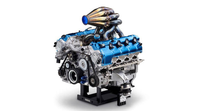 how much horsepower does yamaha's hydrogen v8 engine produce? here's what we know