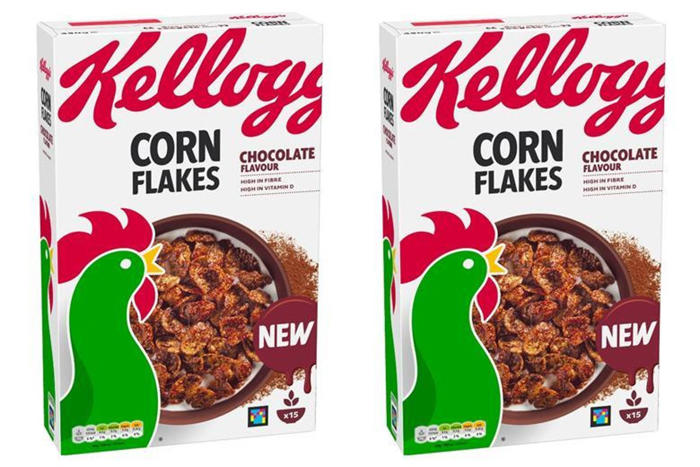 kellogg's recalls boxes of chocolate flavour corn flakes over choking risk
