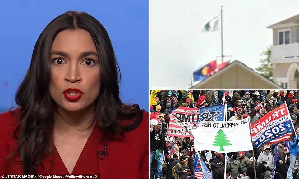 AOC Fumes Over Supreme Court Justice Alito's 'Appeal To Heaven' Flag