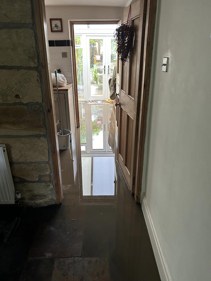 nurse ‘stood and cried’ as house flooded following heavy rainfall