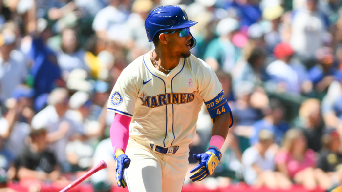 julio rodríguez dropped in mariners lineup as former rookie of the year sees power slip, strikeouts rise