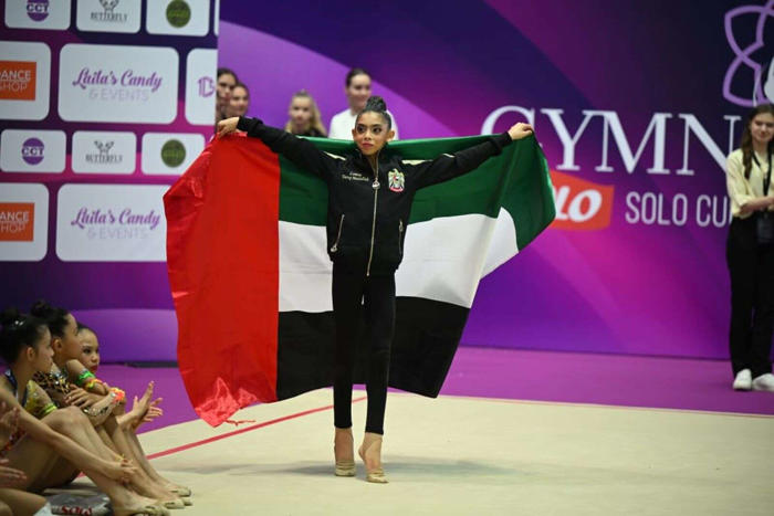 meet the emirati girl who won a gold medal against russian gymnasts