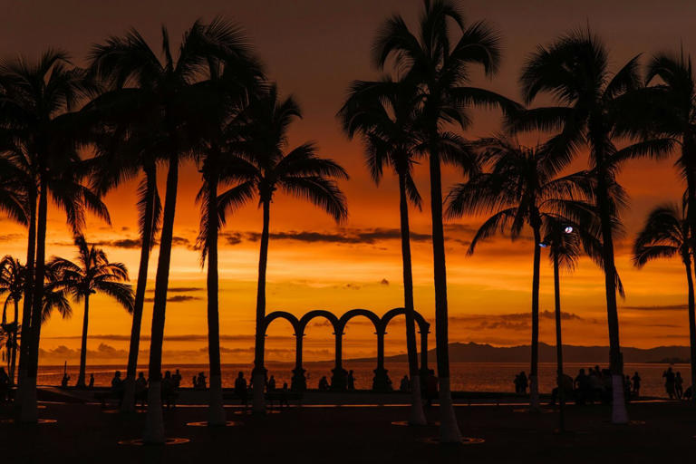 These are the top eight reasons for travelers to visit during the best time to visit Puerto Vallarta. pictured: a scenic sunset in Puerto Vallarta