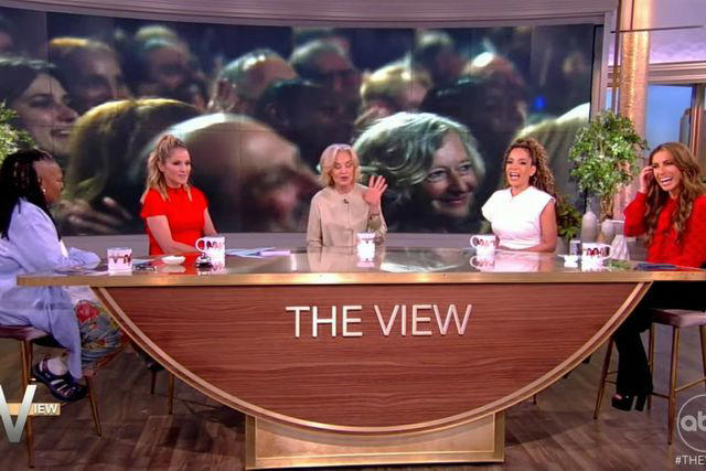 “the view” censors jessica lange's candid description of her new character