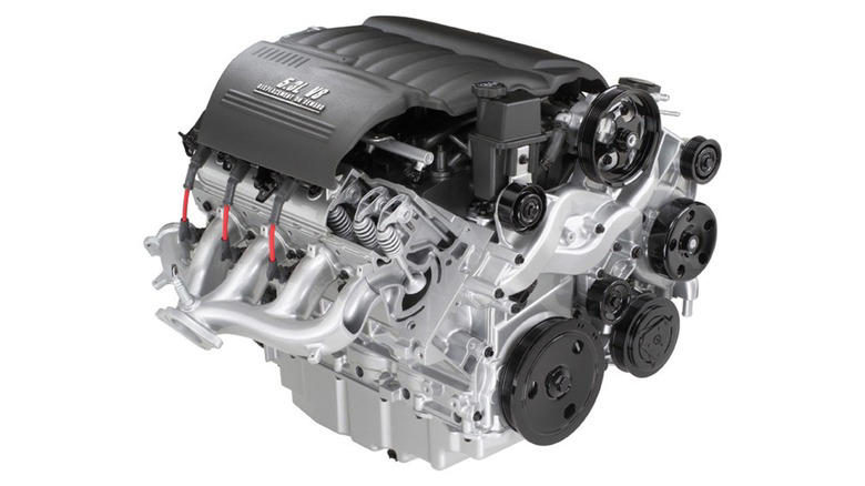 who makes the ls4 v8 engine & how much horsepower does it produce?