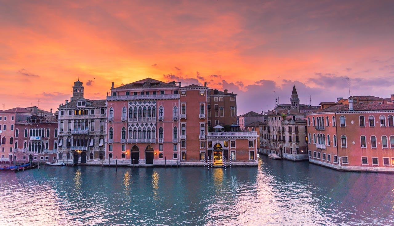 <p>It’s no question that Venice, Italy would be on the list. Known as the “City of Canals,” or “The Floating City,” Venice is arguably one of Italy’s most picturesque cities.</p>  <p>From winding canals, incredible architecture, and beautiful bridges, Venice is a very popular travel destination.</p>
