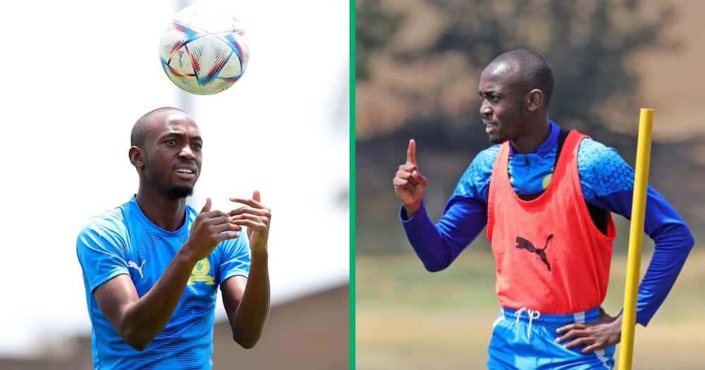 mamelodi sundowns striker peter shalulile has earned the praise of his supporting coach rhulani mokwena