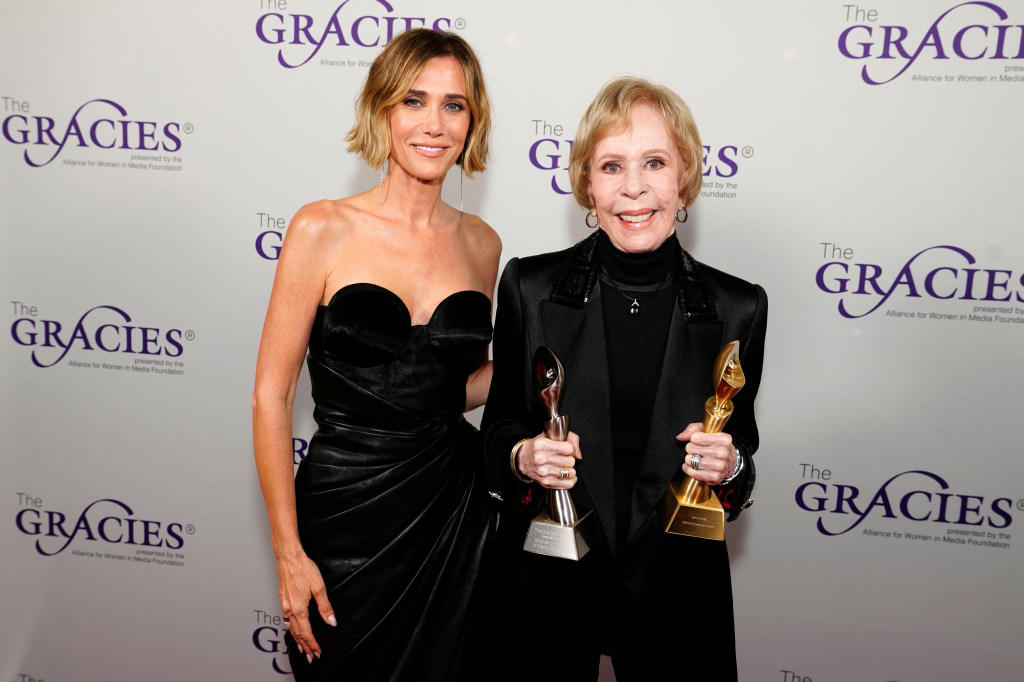 kristen wiig says watching carol burnett on tv planted her ‘first creative seeds': ‘it's like you're my oldest friend'