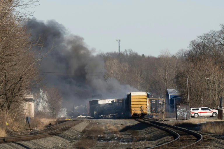us freight company to pay $310 mn over east palestine derailment