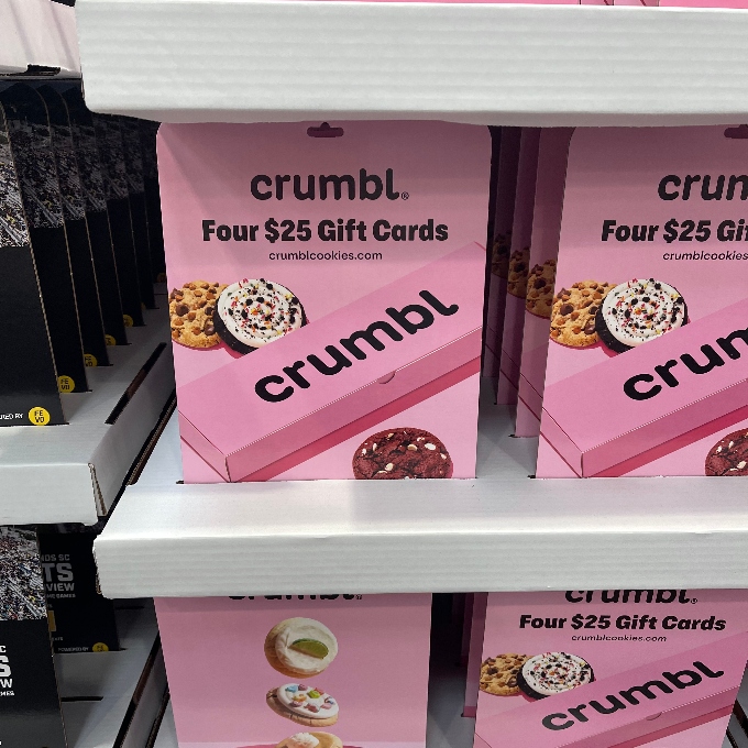 <p> <strong>Price: $79.99 </strong> </p> <p> Help the new grad stretch their food budget with this gift card treat. Crumbl Cookies are a favorite among the college crowd for a reason. </p> <p> But the ooey, gooey desserts come at a cost. This four-pack of gift cards eliminates the need for the student to pay for their sweets. You’ll get four $25 gift cards for $79.99.  </p>