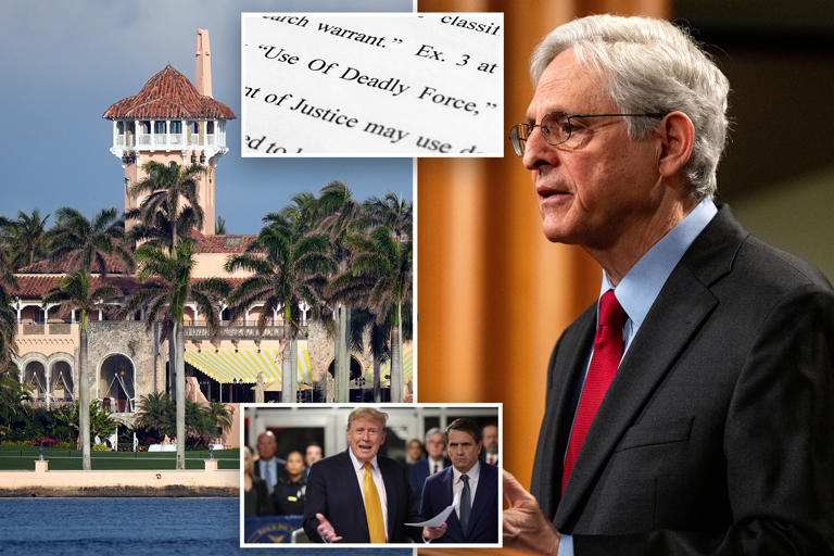 AG Garland denounces Trump claim ‘deadly force’ approved in Mar-a-Lago raid: ‘False and extremely dangerous’