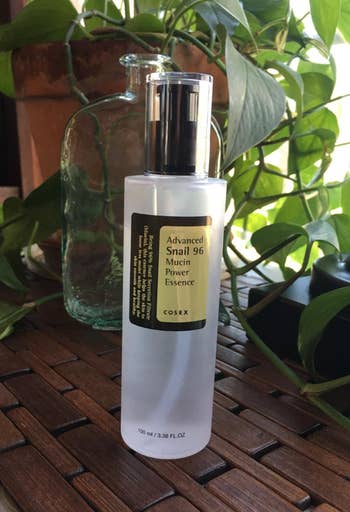 The bottle of serum