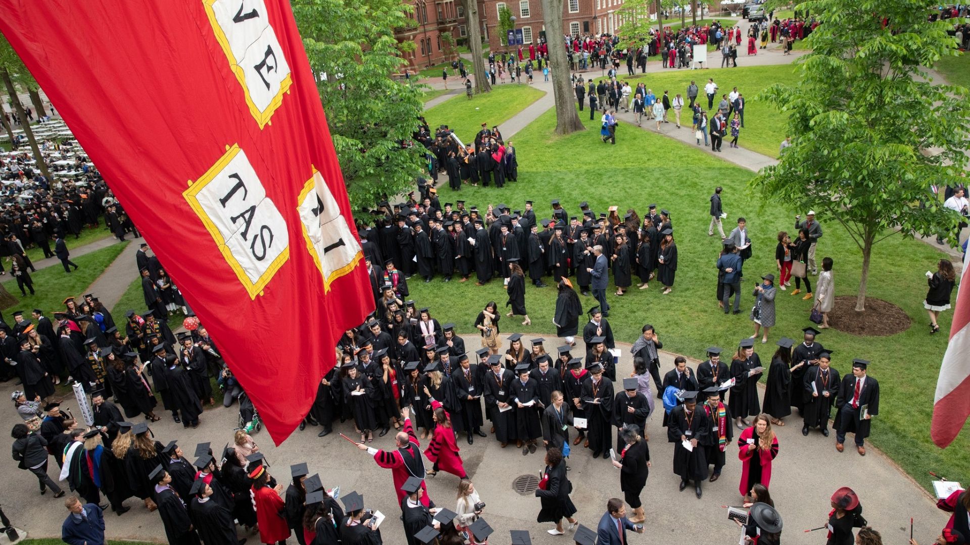 <p>In the midst of the commencement, Garber called for a moment of silence, <a href="https://www.nbcnews.com/news/us-news/students-walk-harvard-college-graduation-ucla-contends-new-protest-rcna153822">offering</a> "sympathy and empathy" towards those affected by the broader issues reflected in the protest. </p> <p>This moment signaled a somber recognition of the underlying tensions. </p>