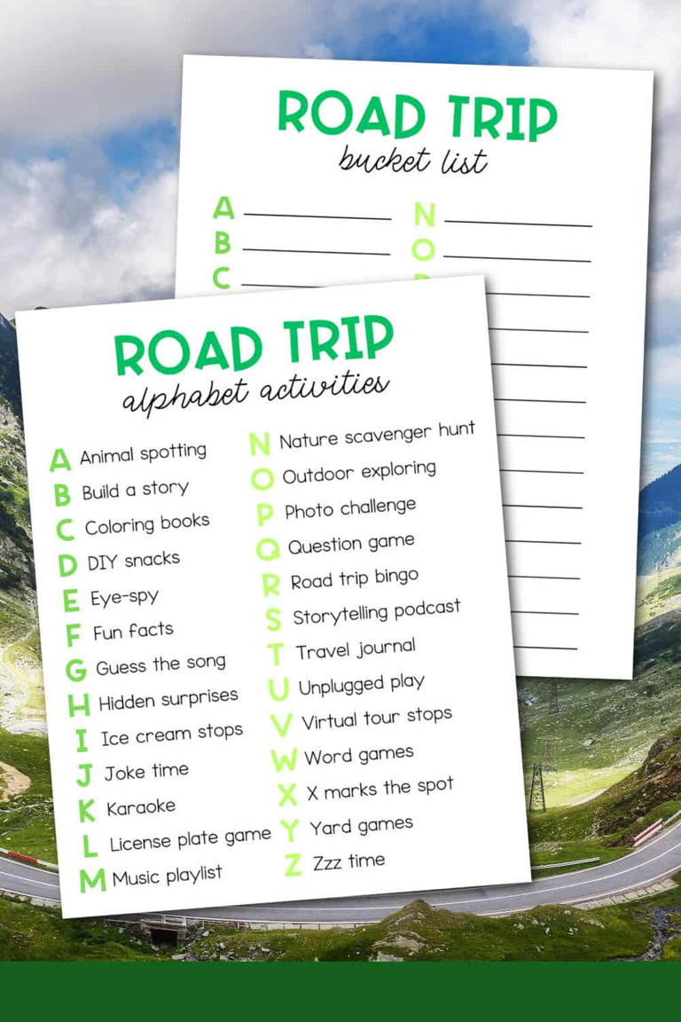 Occupy children with our printable road trip bucket list on your next long drive. There are two ways to use this printable! Enjoy the fun on the road. Looking for even more road trip fun? Check out my printable road trip activity book and these ideas for more activities and snacks. Are you tired of...