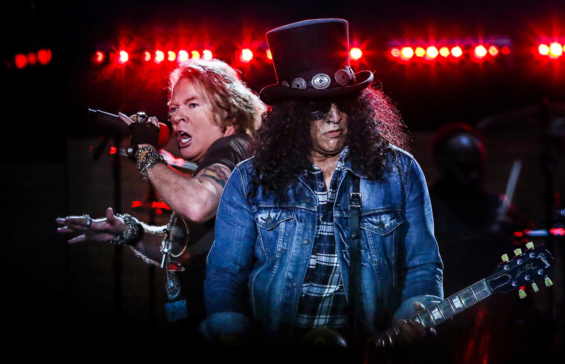 <p>Rock veterans Guns N' Roses embarked on a landmark reunion tour in 2016, titled <em>Not in This Lifetime... Tour</em>. It marked the first time that Axl Rose, Slash, and Duff McKagan had performed together on stage since the band's <em>Use Your Illusion Tour</em> in 1993.</p>  <p>Unsurprisingly, fans were desperate to witness the band's long-awaited reunion, with around 5.3 million tickets snapped up. Over a three-and-a-half-year period, Guns N' Roses rocked audiences across a staggering 158 shows spanning six continents, with the tour grossing $584.2 million.</p>  <p>In today's money, that's an incredible $725 million, making it the band's most lucrative tour ever.</p>