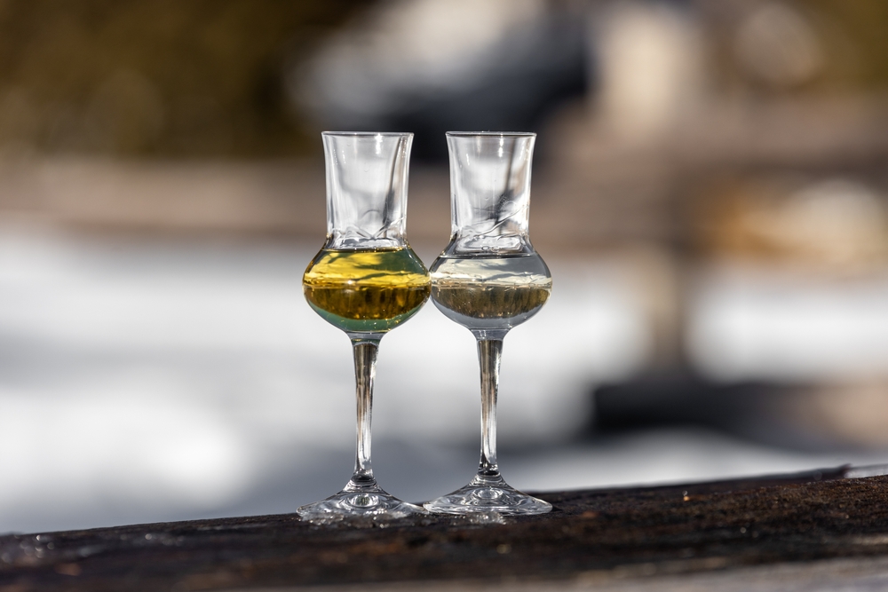 <p>Grappa is an Italian brandy distilled from the pomace (the leftover grape skins, seeds, and stems) after the grapes have been pressed in winemaking. It’s a unique use of viniculture byproduct, aiming to extract the remaining flavor and alcohol from grape refuse.</p>