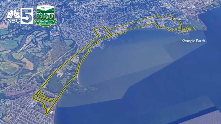 Get a bird's eye view as we fly over the 2024 Vermont City Marathon route