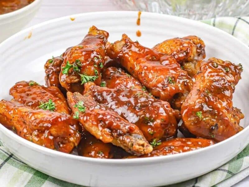 <p>Jerk chicken wings from the air fryer are spicy, flavorful, and irresistibly crispy. They bring a touch of Caribbean flavor to your table, ideal for a festive gathering or a casual meal.</p><p><strong>Get The Recipe: </strong><a href="https://www.troprockin.com/air-fryer-jerk-chicken-wings/"><strong>Air Fryer Jerk Chicken Wings</strong></a></p>