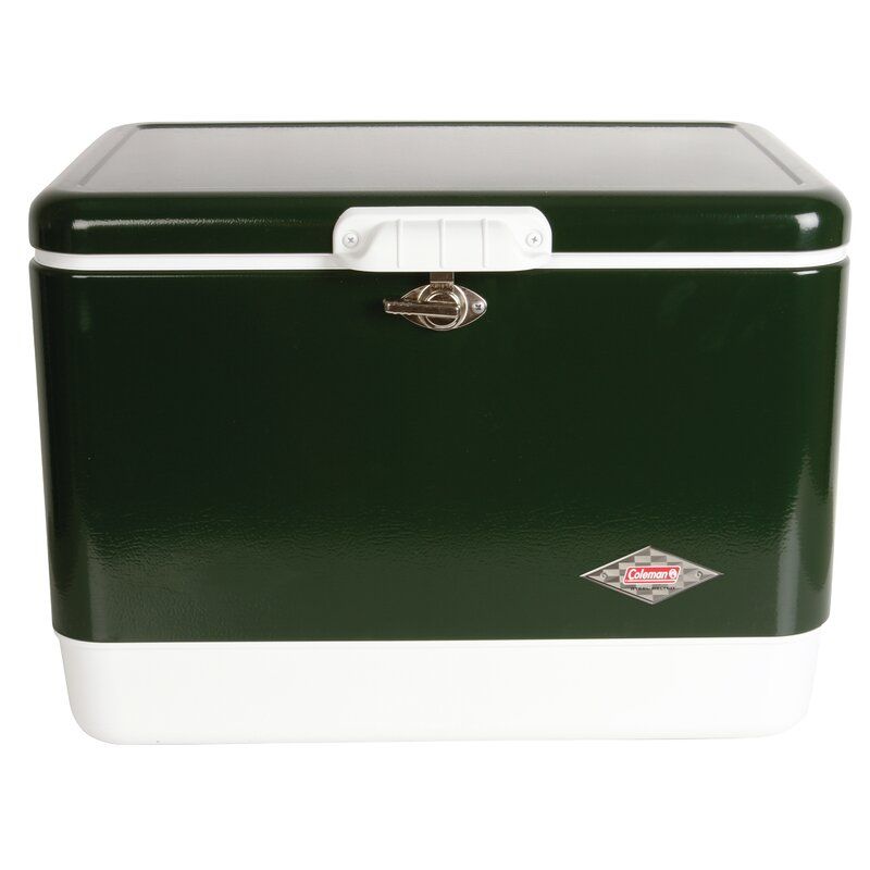 13) Vintage Steel Cooler