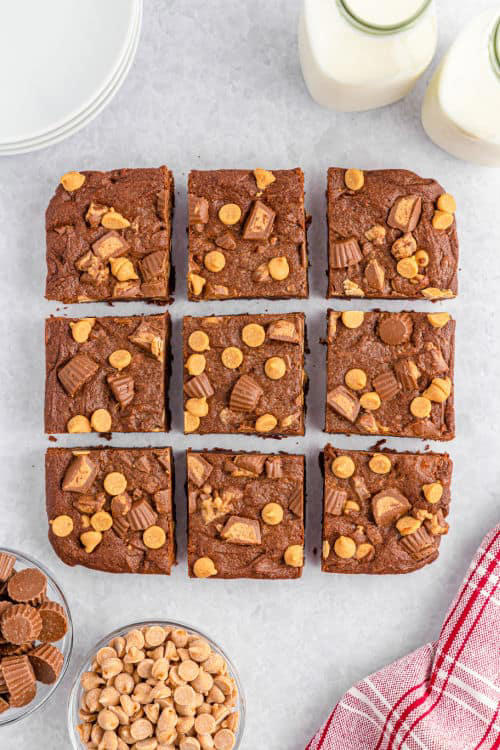 Peanut Butter Cup Brownies