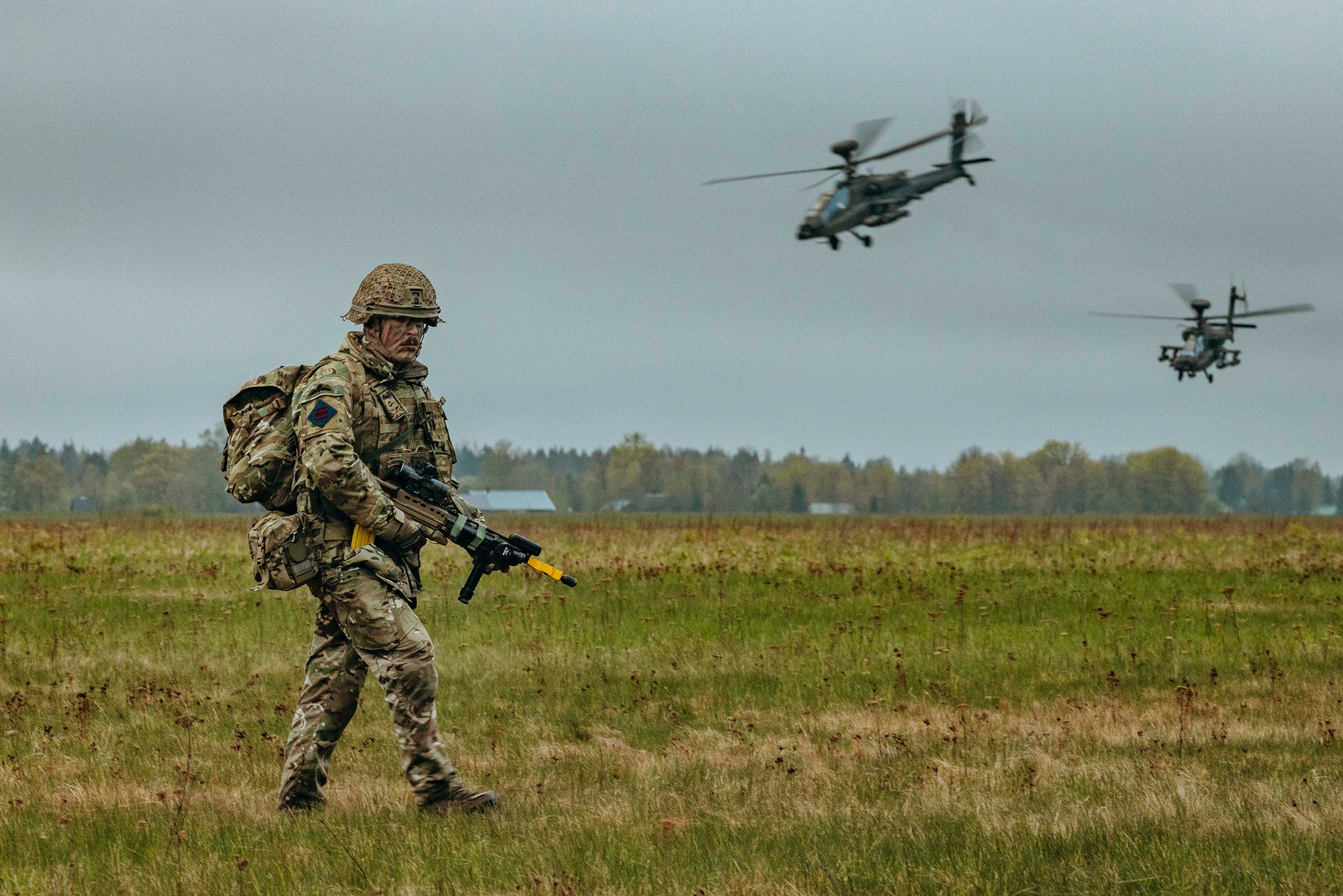 british forces lead dramatic war game in estonia as nato seeks to counter russia threat: ‘we are ready to fight’