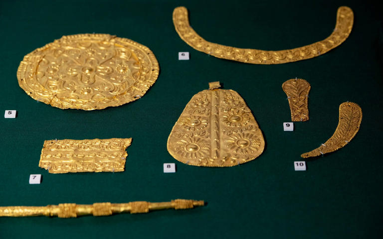 Gold artefacts have been returned to Ghana in the loan deal made with the British Museum - Eddie Mulholland