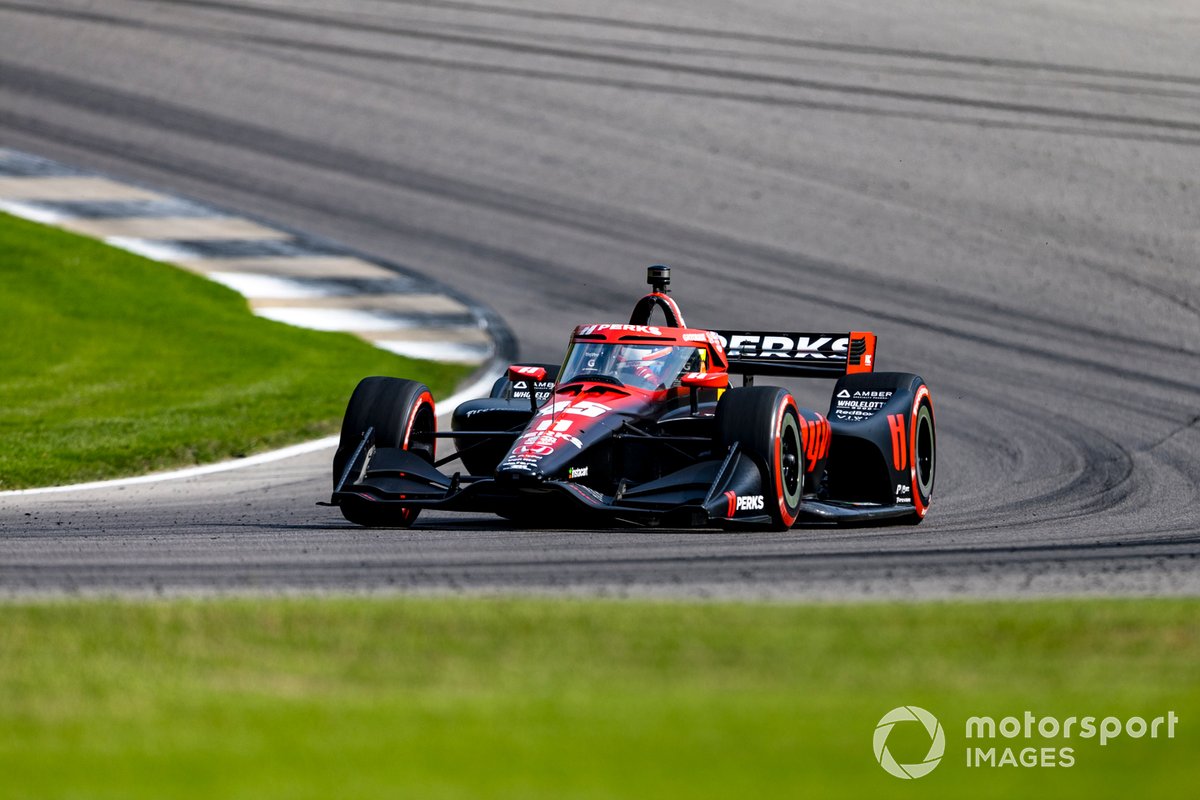 indycar indy gp: lundgaard beats power in spin-packed fp2