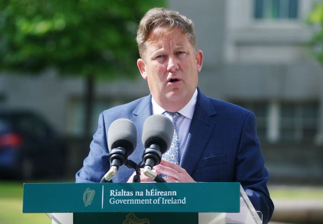 new dublin migrant camp will be ‘moved on’, minister says