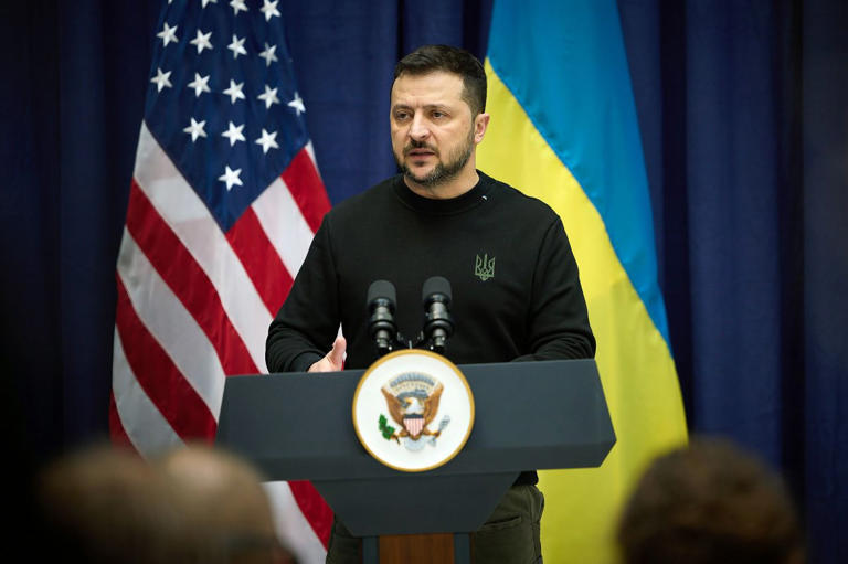 Ukrainian President Volodymyr Zelensky fired the head of his security detail on Friday