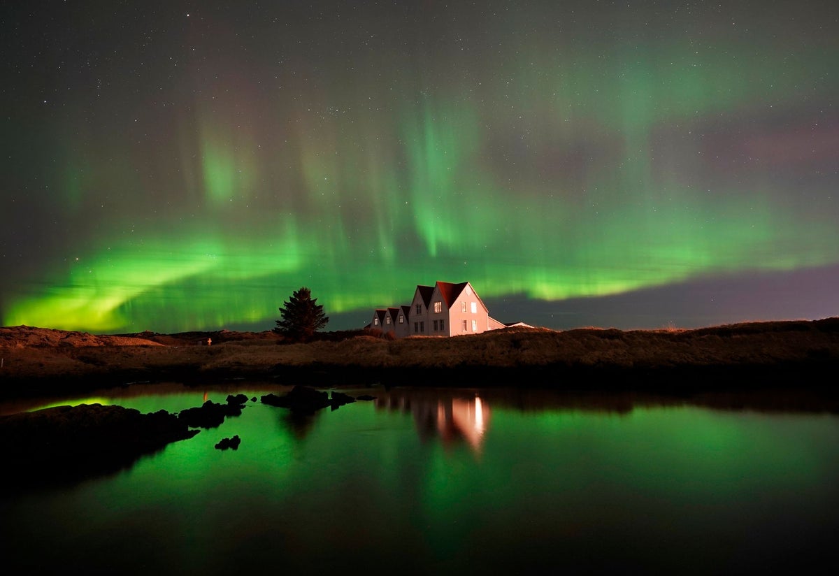 northern lights could be visible from london and rest of uk this weekend