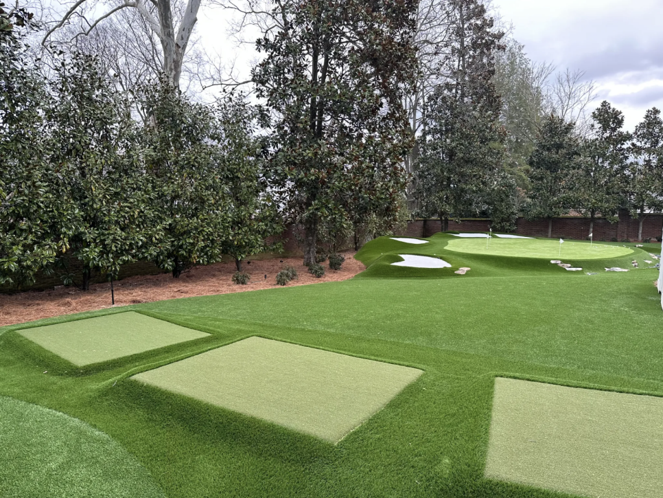 jim nantz's newest backyard golf hole is a nod to augusta national—and looks even cooler than his pebble beach one