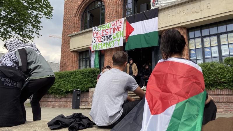 des militants pro-palestiniens occuperont un bâtiment de la vub ce lundi