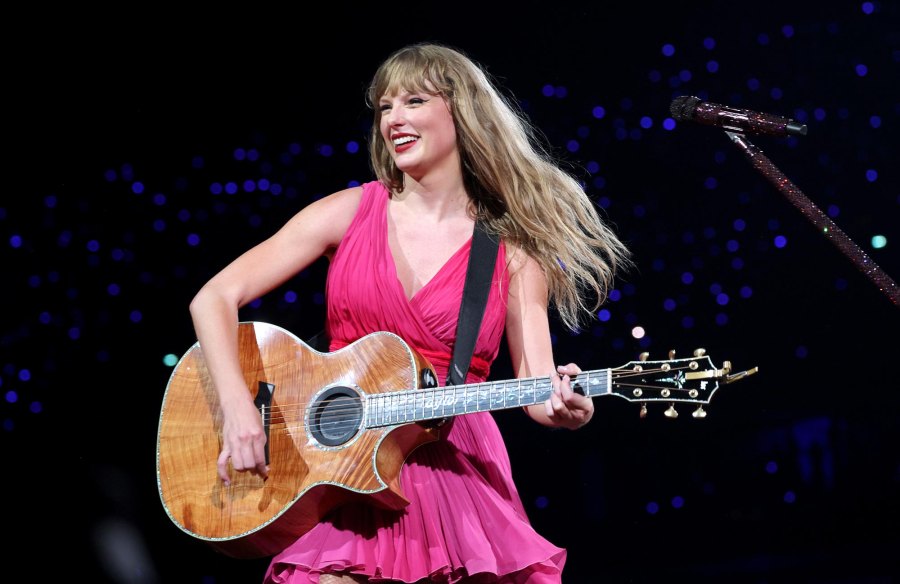 <p>The May 2024 concerts introduced fans to a brand-new “surprise song” outfit: a pink, high-low frock.</p>