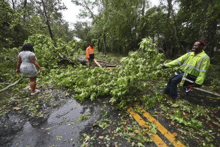At least 1 dead in Florida as storms continue to pummel the South. DeSantis declares emergency<br><br>