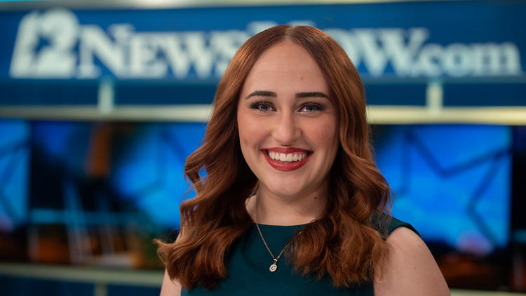Camryn Burchett making move from assignment desk to reporter with 12News Daybreak team