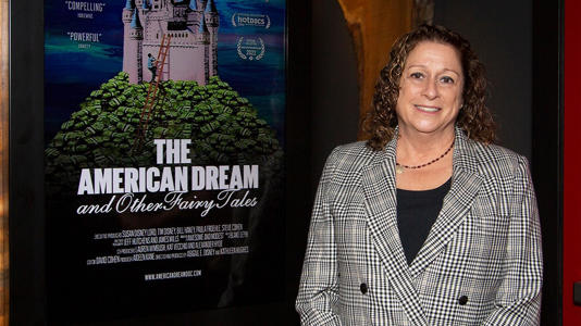 Abigail Disney attends Firehouse DCTV's Cinema For Documentary Film Ribbon Cutting Ceremony on September 20, 2022 in New York City. Getty Images