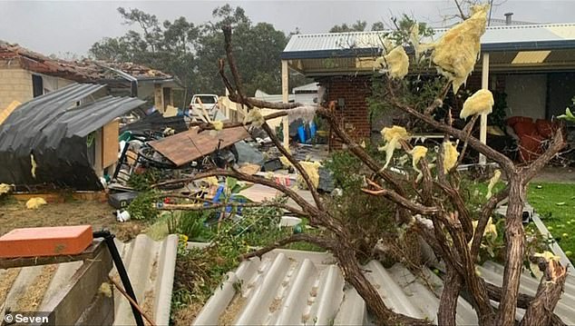 terrifying new vision of moment freak tornado first hits aussie town