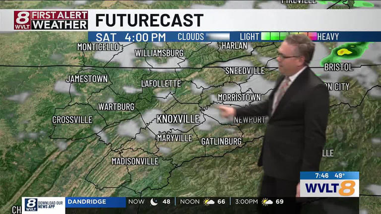 Sunshine and isolated storms this afternoon