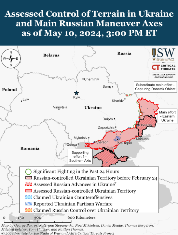 Russia seized significant chunks of Ukrainian territory when President Putin ordered an all out invasion in February 2022. Crimea was annexed to Russia after being seized in 2014 and parts of the Donbass were under the control of Russia backed rebels from 2014-22, when they were also annexed. Institute for the Study of War