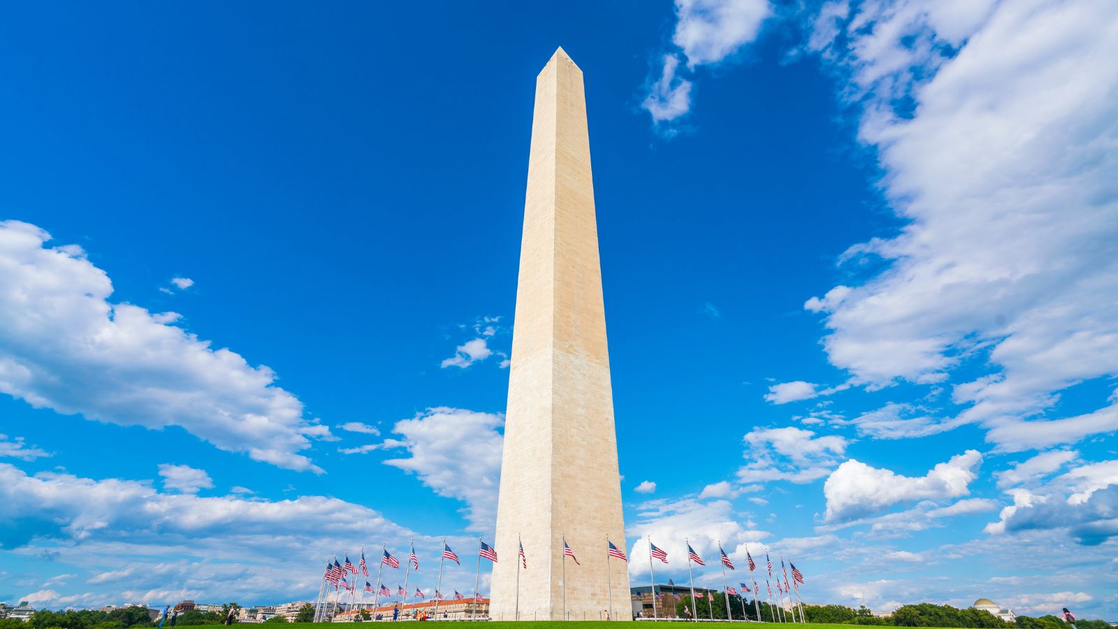 <p>Recommended by 61% of visitors</p><p>The Washington Monument, a tribute to the first US President George Washington, is the world’s tallest stone structure on the National Mall in Washington, DC. Constructed from marble, granite, and bluestone gneiss, it offers panoramic views of the city from its observation deck. Visitors can see landmarks like the US Capitol Building and the White House. Renovated in 2019, its elevator can accommodate numerous visitors, making it a must-visit for its historical significance and breathtaking views.</p>