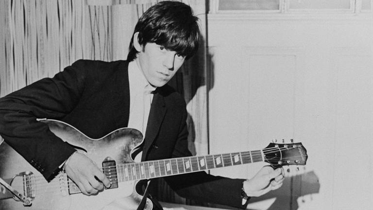 English guitarist Keith Richards of the Rolling Stones, circa 1965. Getty Images